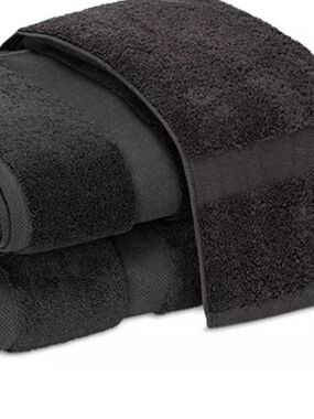 Matouk Lotus Cotton Bath Sheet 40" x 70" Charcoal. Retail $130